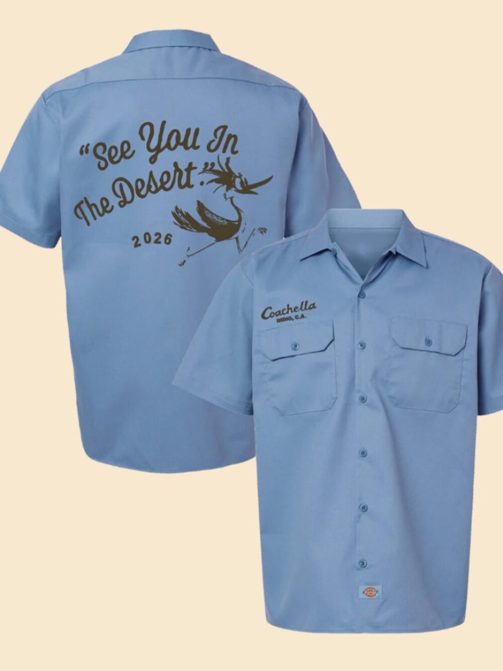Coachella Shop  Zippy's Garage Work Shirt S